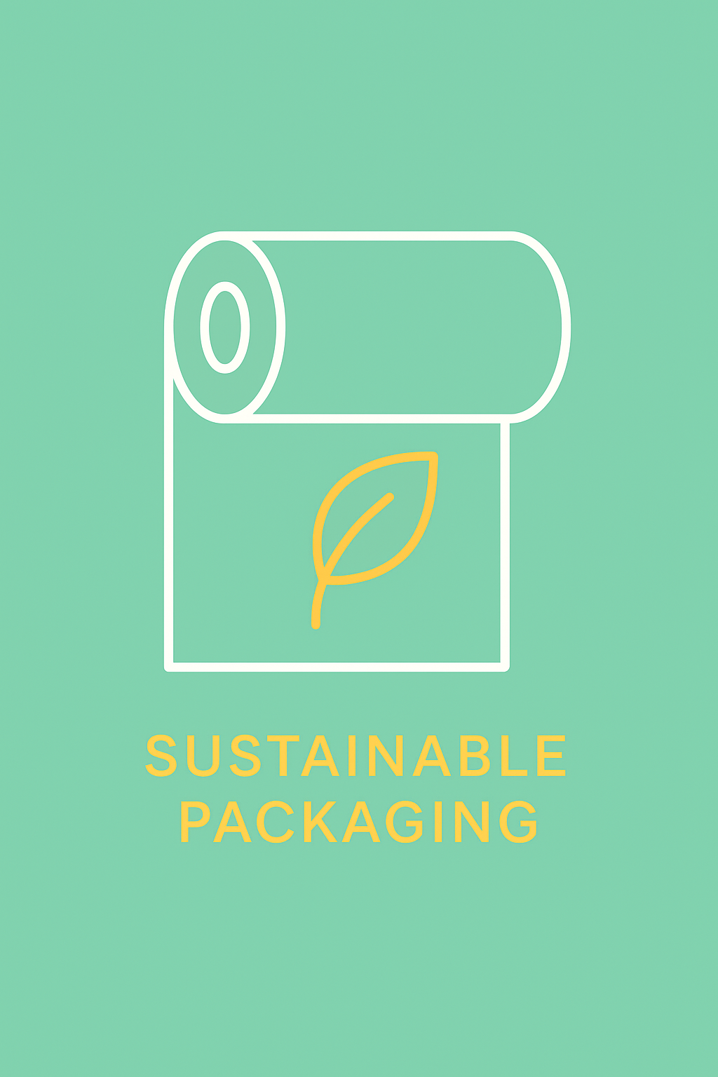Sustainable packaging illustration